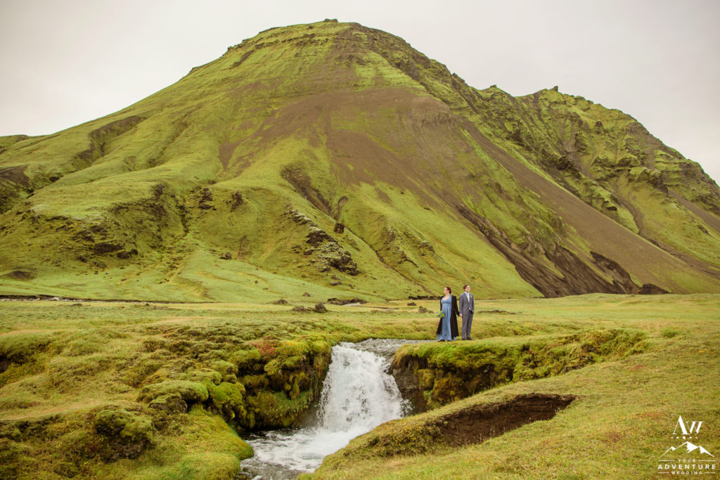 Private Waterfall Wedding in Iceland