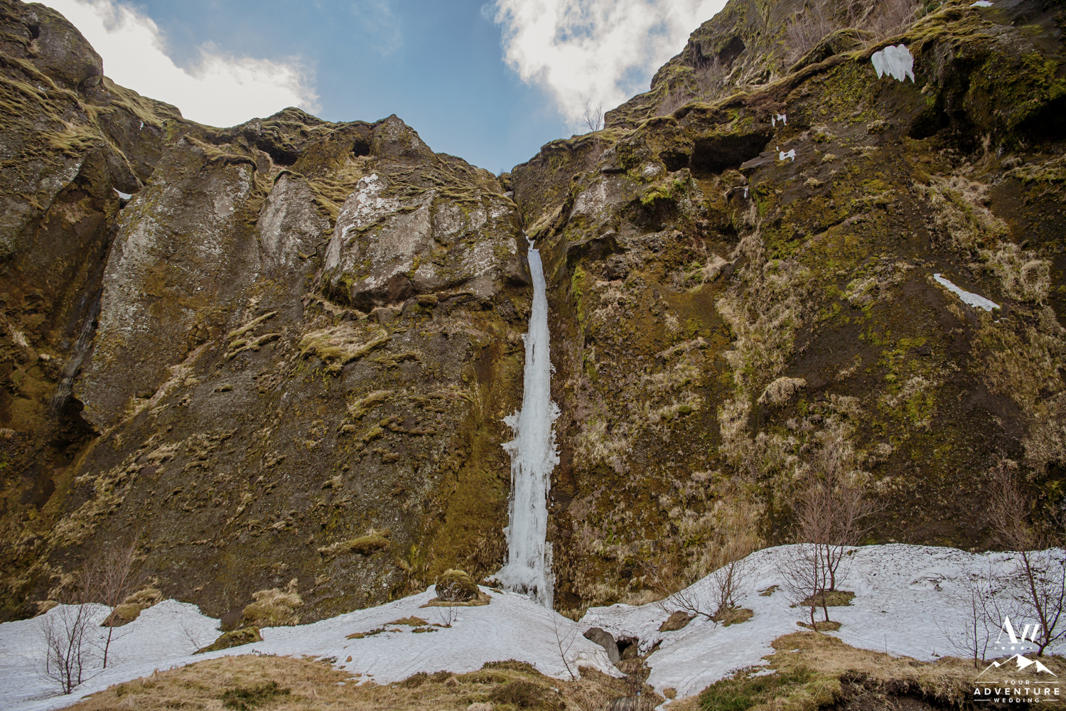 Iceland Waterfall in Thorsmork