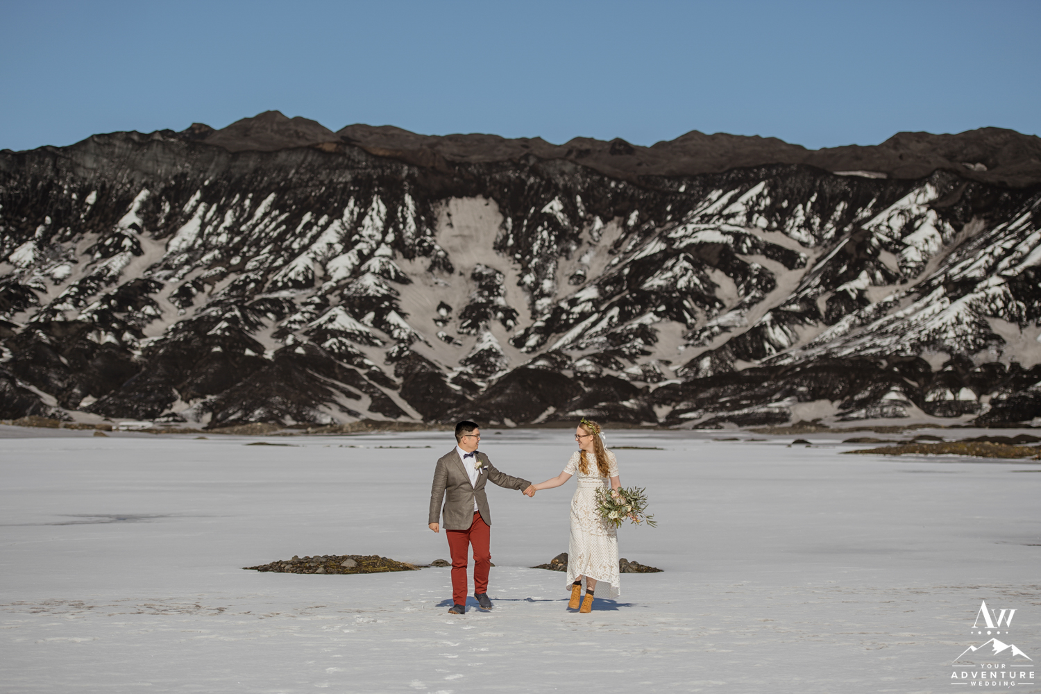 Iceland Glacier Wedding Photos