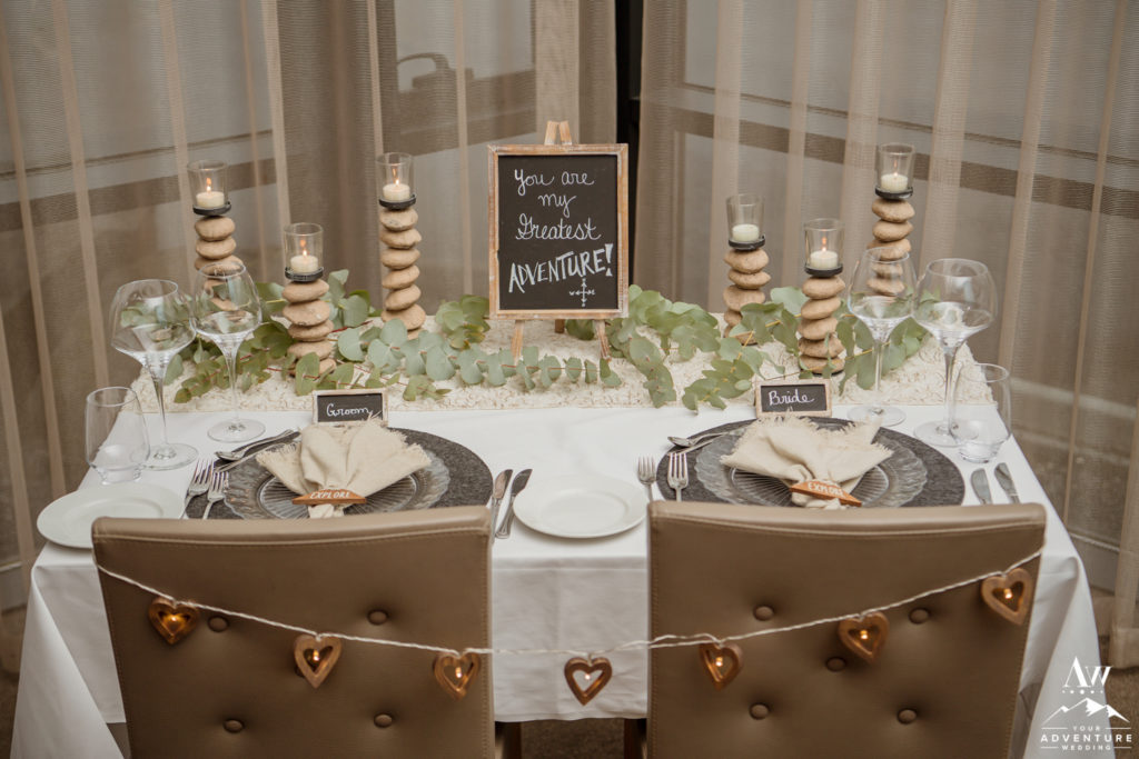 Styled Iceland Wedding Reception for two