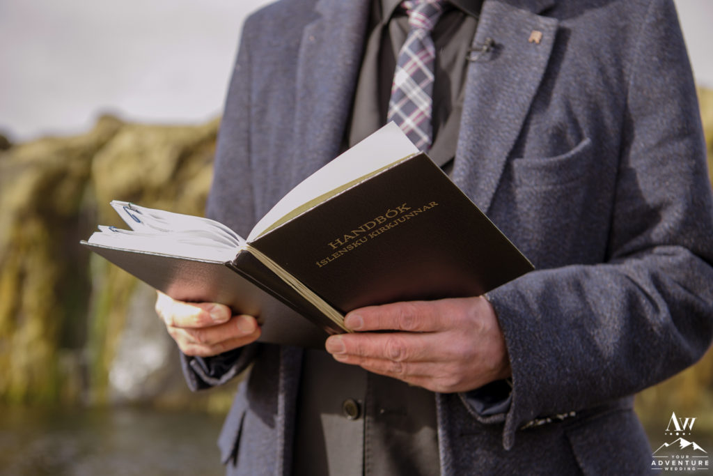 Iceland Wedding Ceremony Pastor