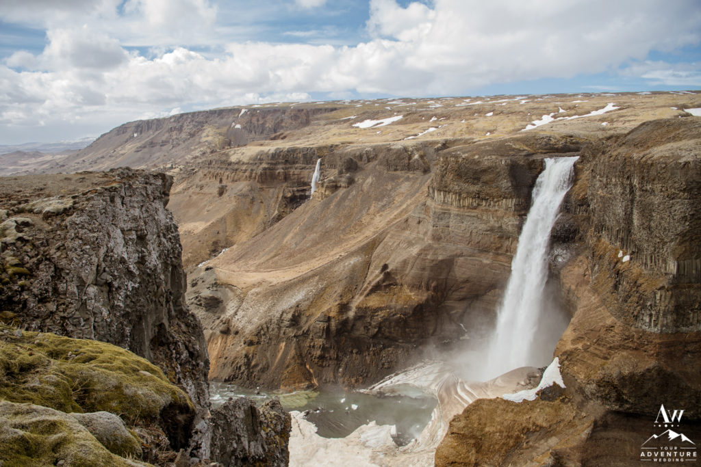 Háifoss waterfall Iceland Wedding Location