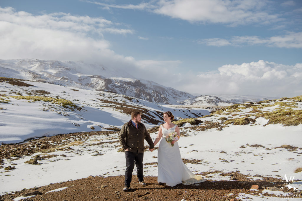 Iceland Wedding Couple married in May