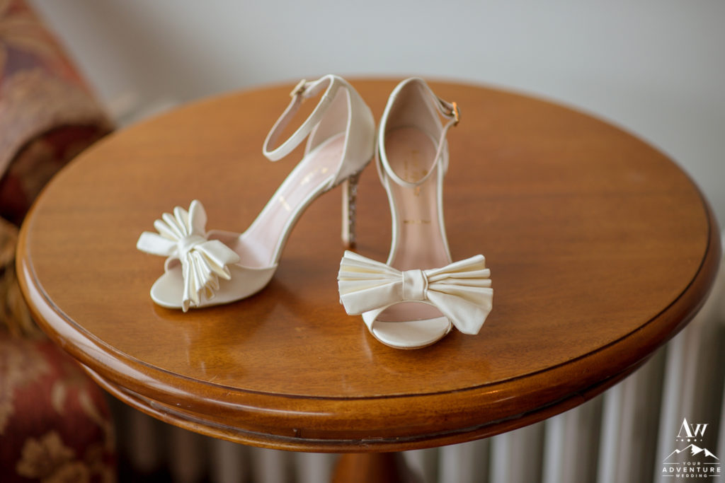 Iceland Wedding Reception Shoes Bowtie