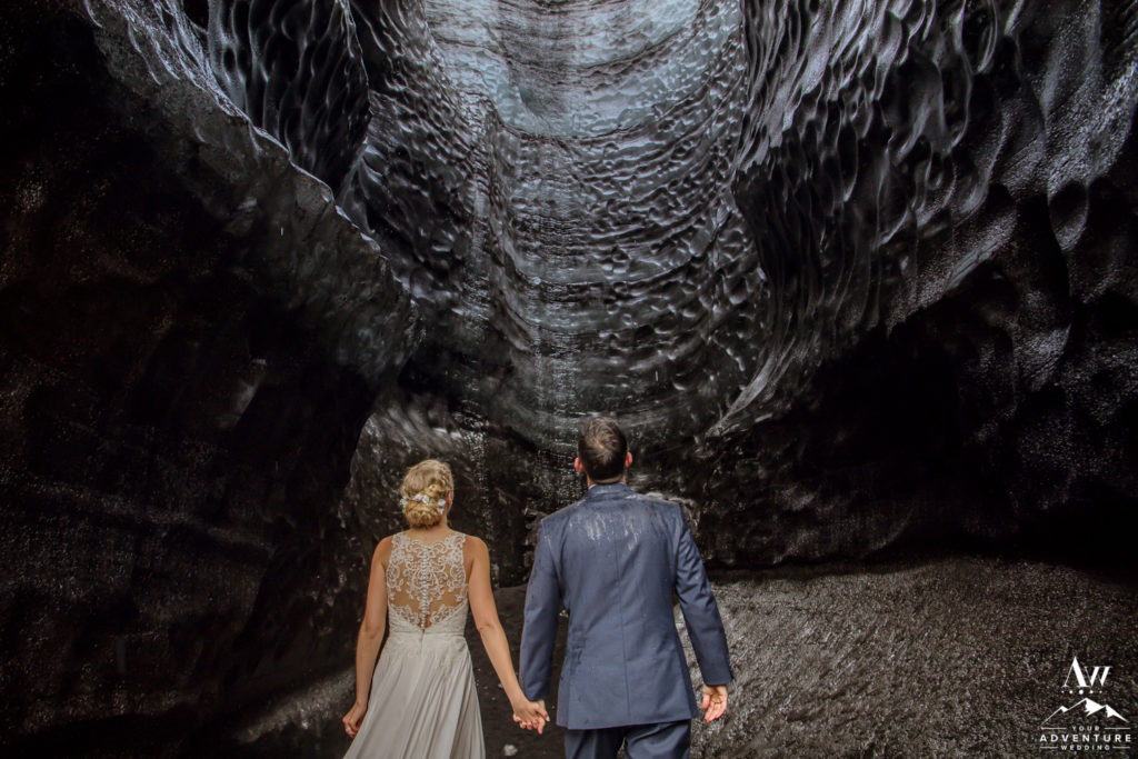 Iceland Ice Cave Wedding Photos