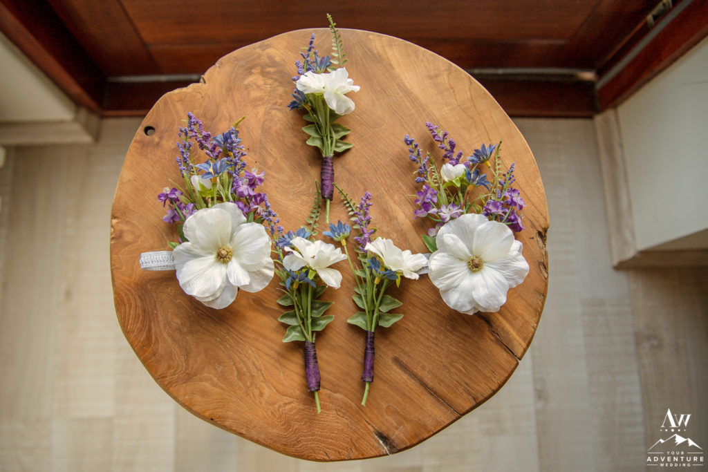 Silk flowers for Iceland Wedding