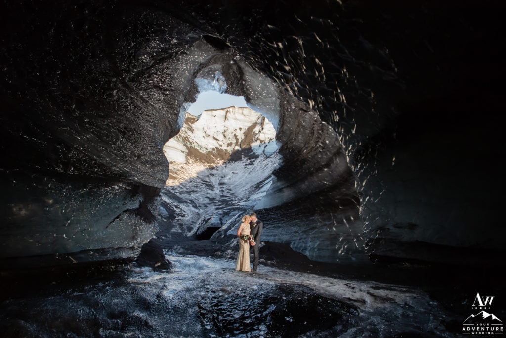 Ice Cave Wedding Ceremony in Iceland