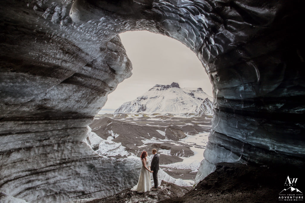 Wild Elopement in Iceland Ice Cave