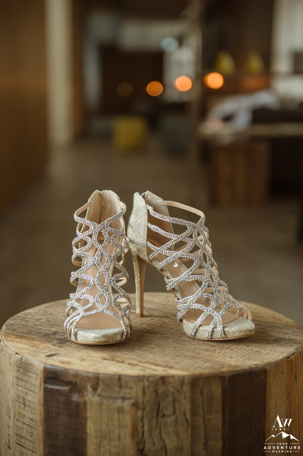 Iceland Wedding Elegant Reception Shoes