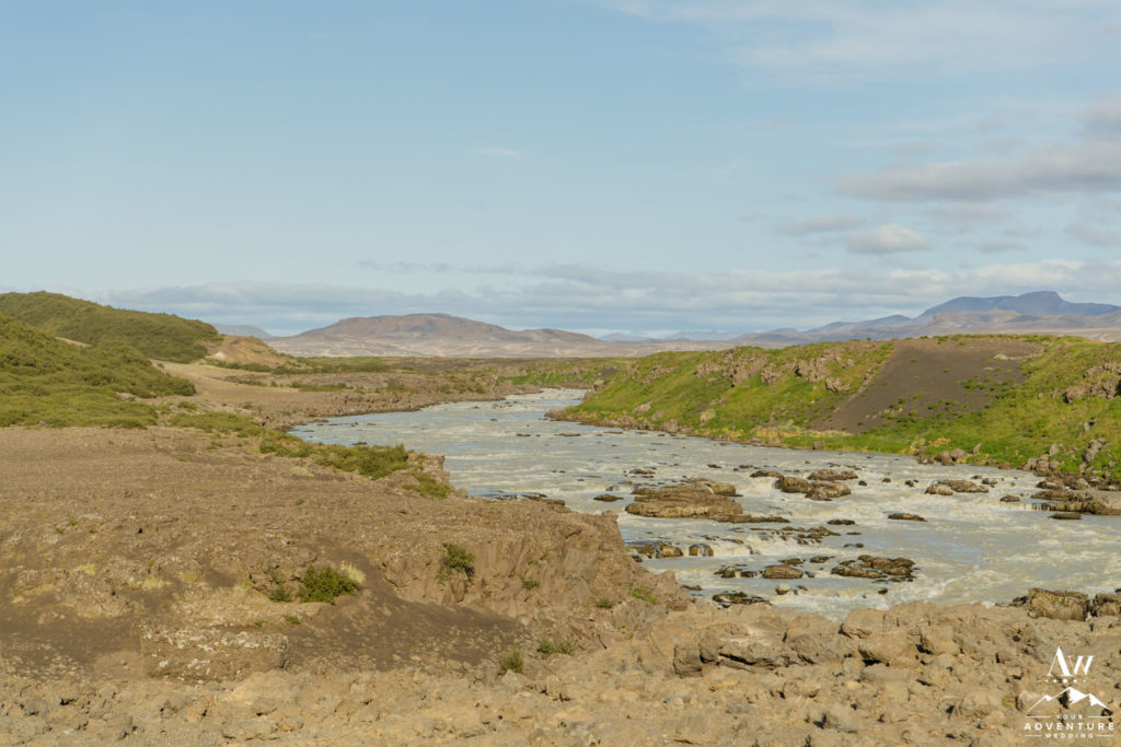 Þjórsá River in Iceland