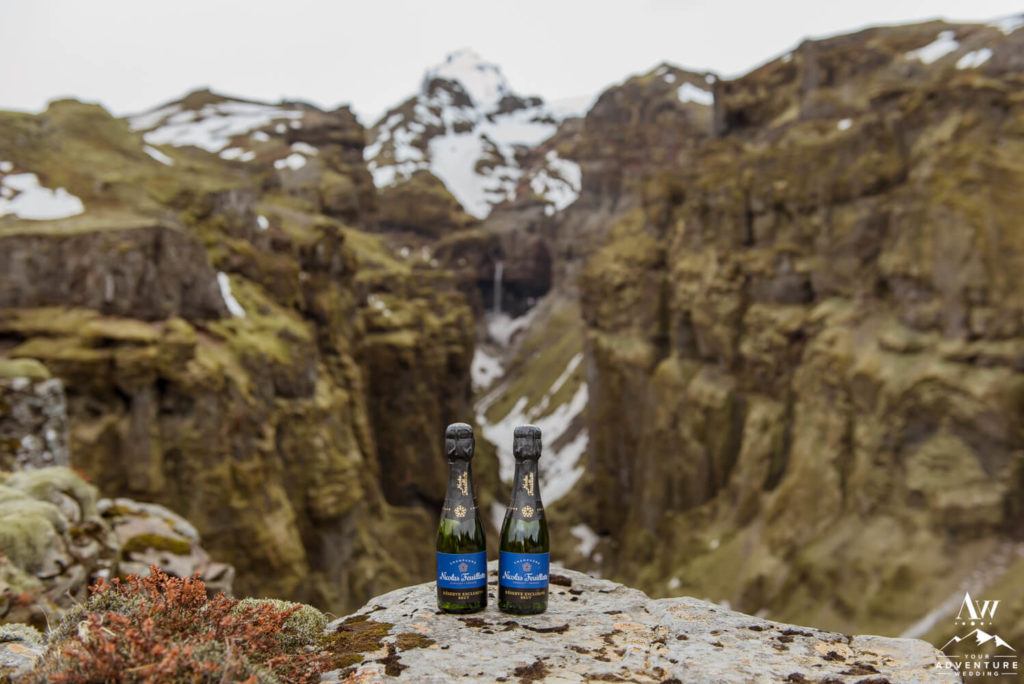 Champagne splits at Múlagljúfur Canyon in Iceland