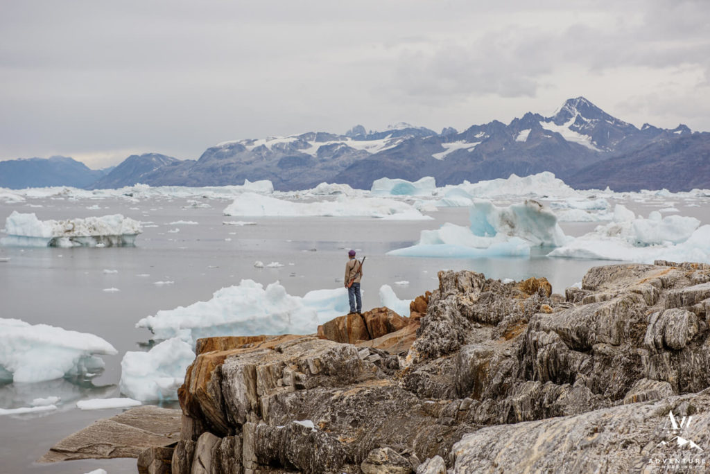 Groom Standing in Greenland