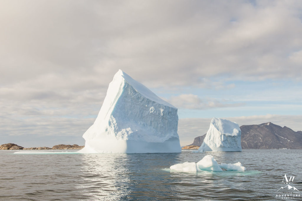 Tall Icebergs in Greenland