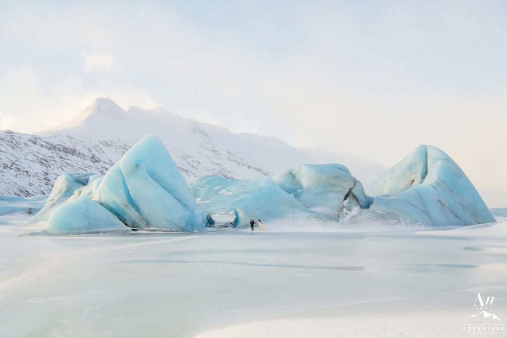 Iceland Elopement on Floating Iceberg