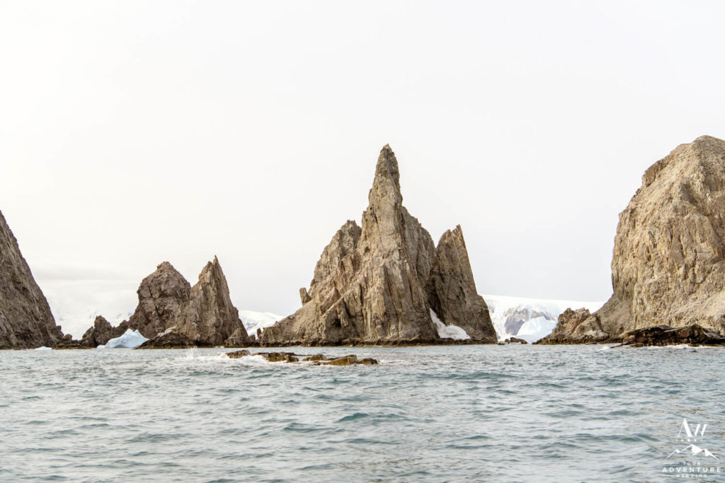 Basalt Stacks in Antarctica