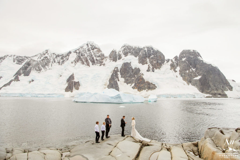 Wedding ceremony in Antarctica