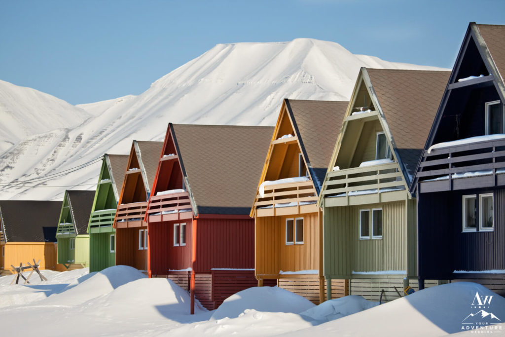 Houses in Svalbard
