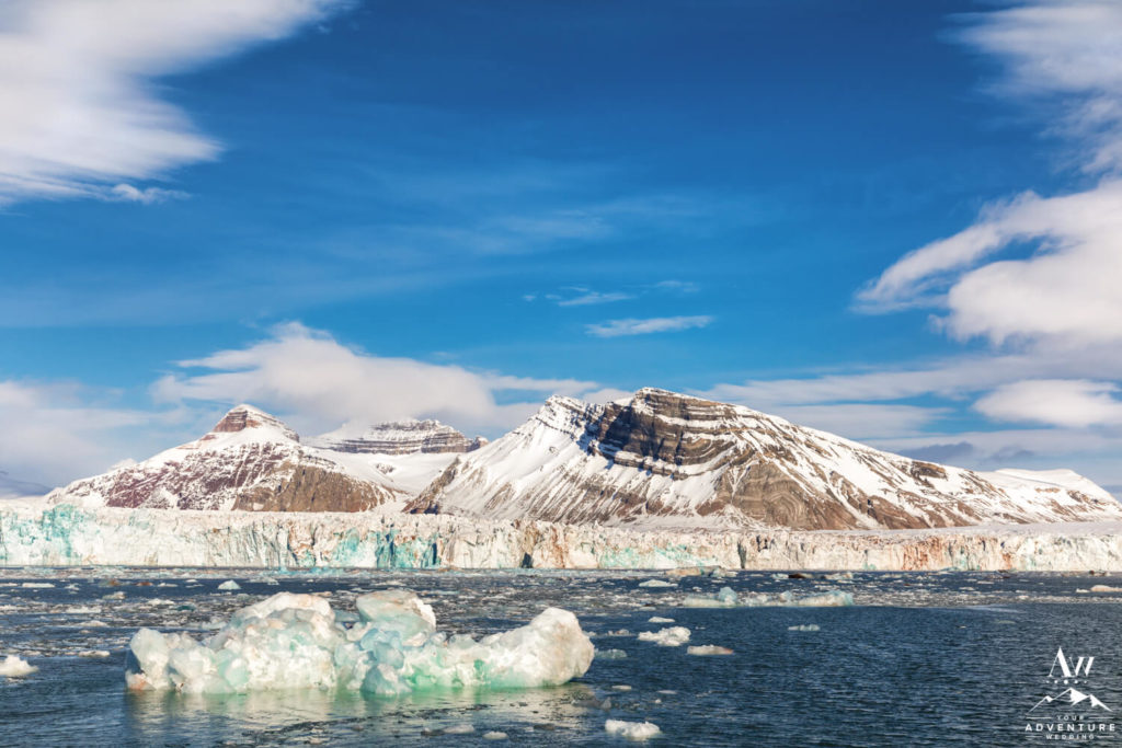 Svalbard Mountain Icebergs