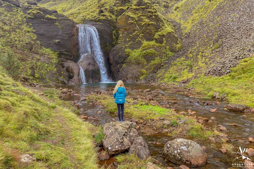 Helgufoss Waterfall near Reykjavik