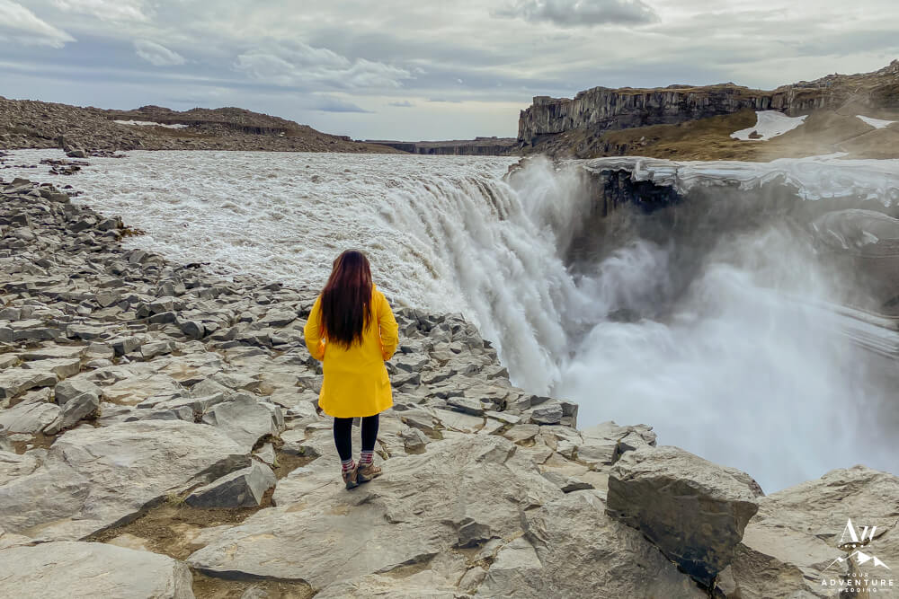 Dettifoss Waterfall from East Side