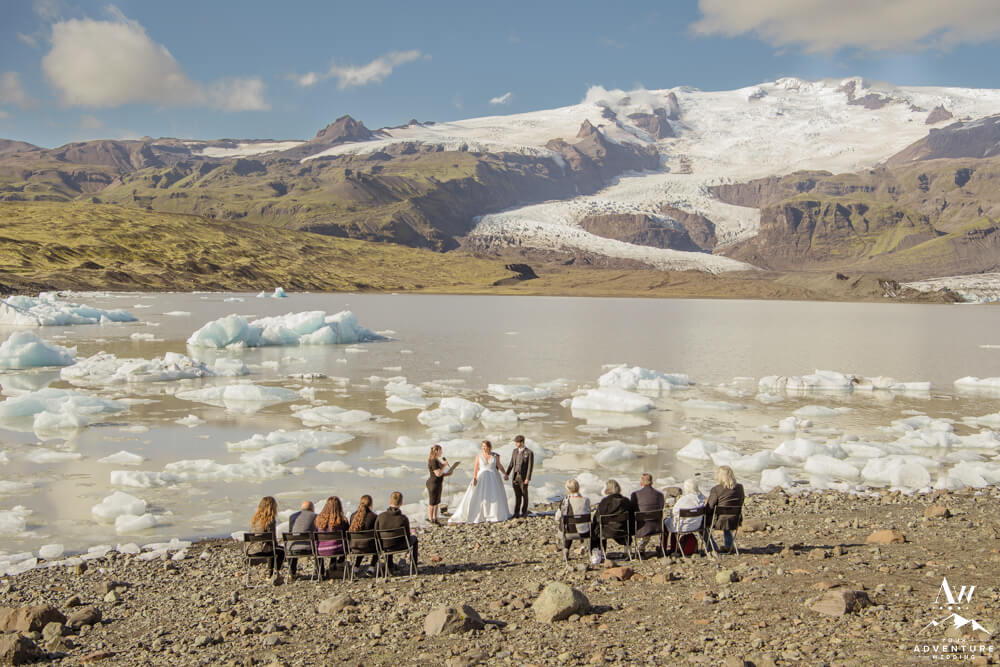 Iceland Glacier Lagoon Wedding Ceremony