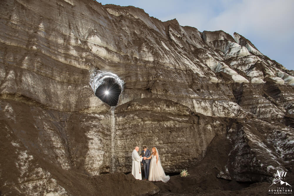 Ice Cave Wedding Ceremony in Iceland