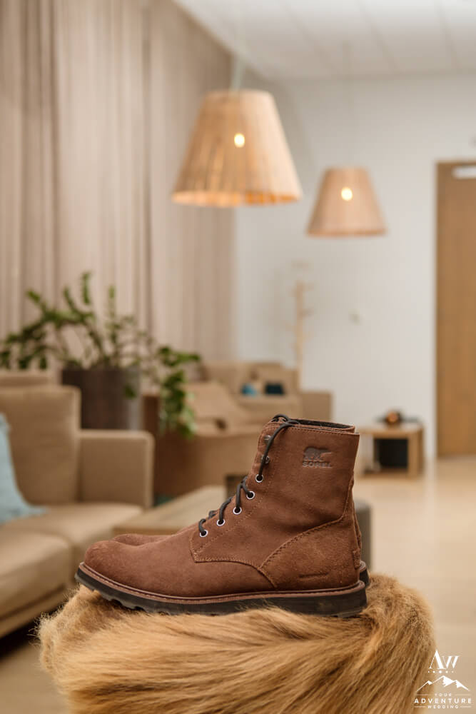 Groom Boots for Iceland Elopement