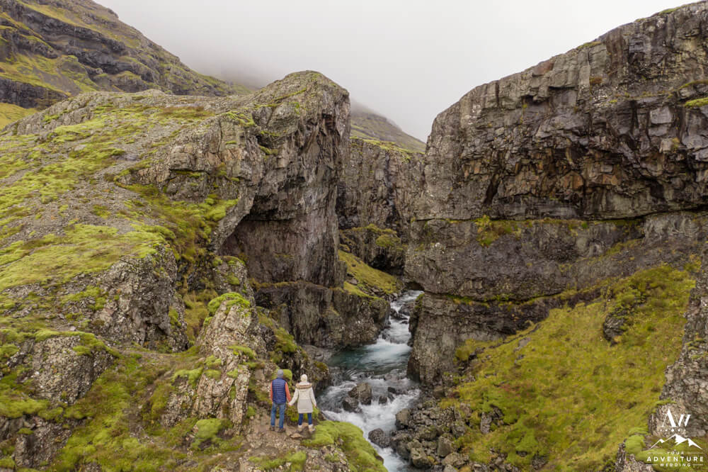 Honeymoon Session in Iceland Private Canyon