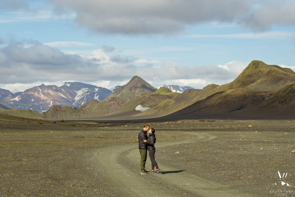 Iceland honeymoon photos in highlands
