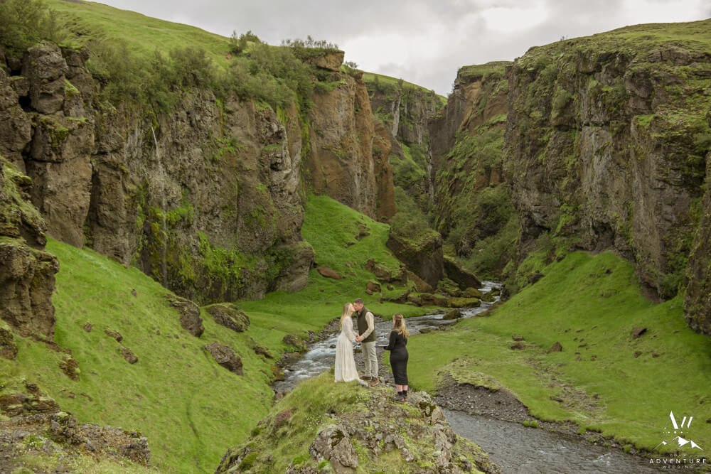 Summer Vow Renewal in Iceland