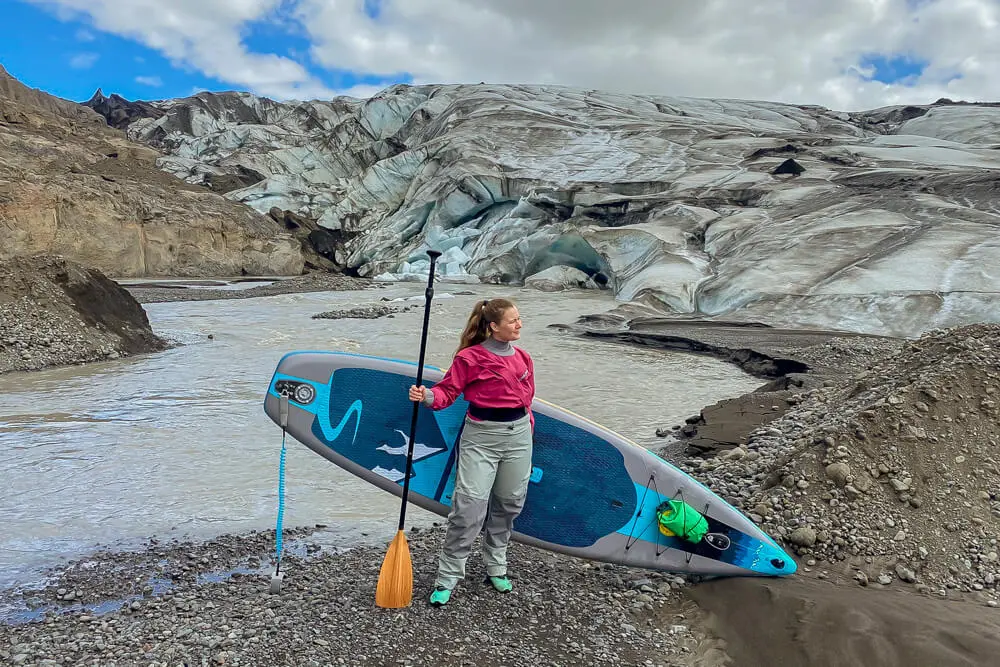 SUP in Iceland