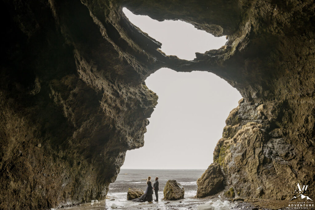 Iceland Wedding Cave inside Yoda Cave