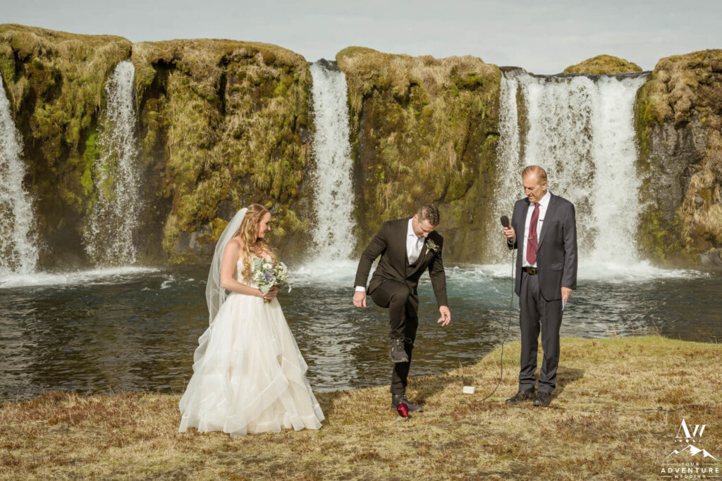 Jewish wedding ceremony in Iceland