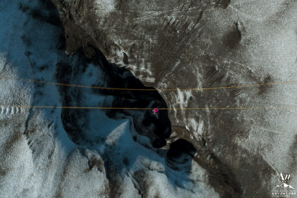 First and Only Glacier Zipline
