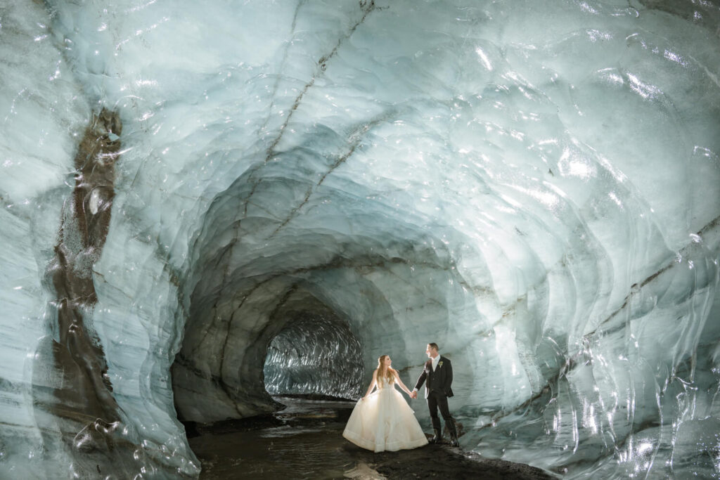 Iceland Ice Cave Wedding Private