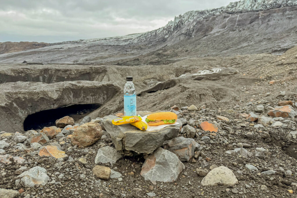 Iceland Gluten Free Lunch at the Glacier