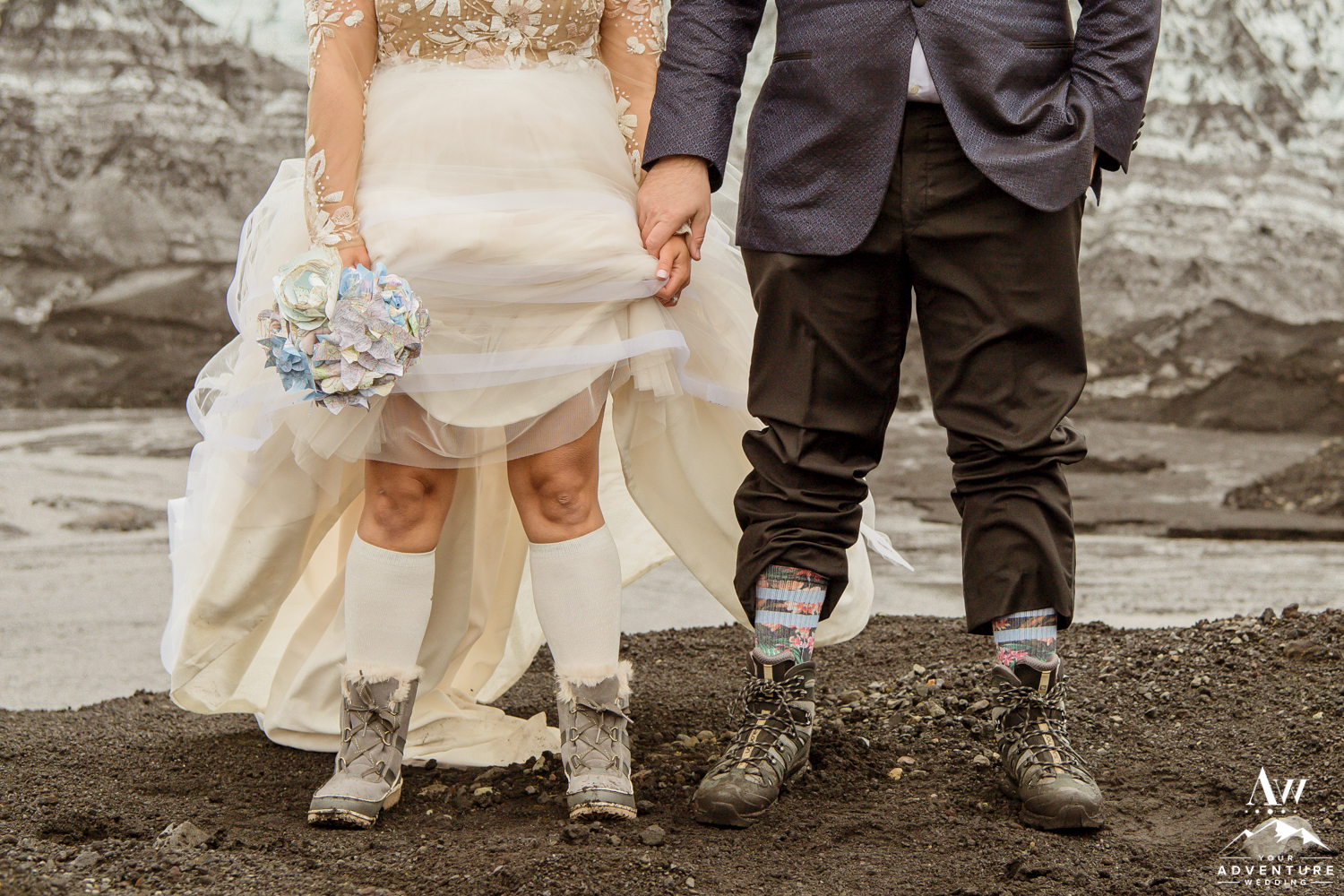 Iceland Adventure Wedding Shoes
