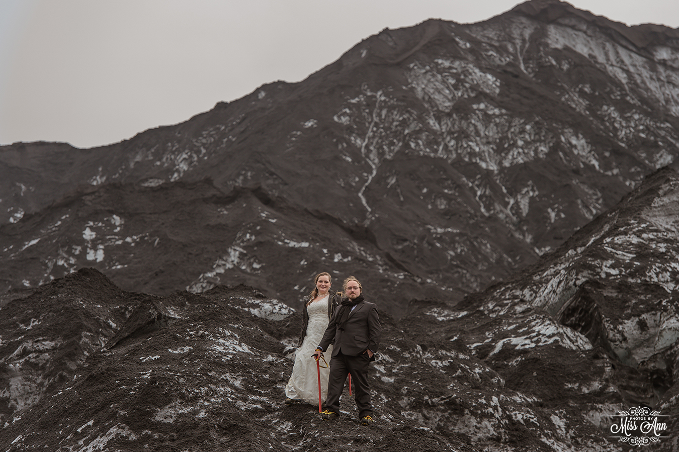 Iceland Elopement on a Glacier - Photos by Miss Ann