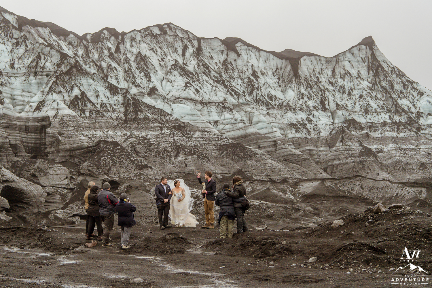 Iceland Glacier Wedding