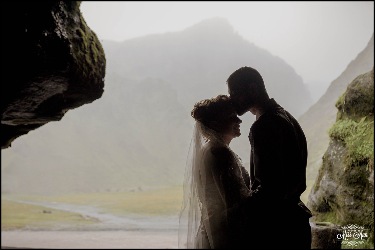 Wedding in a Cave in Iceland